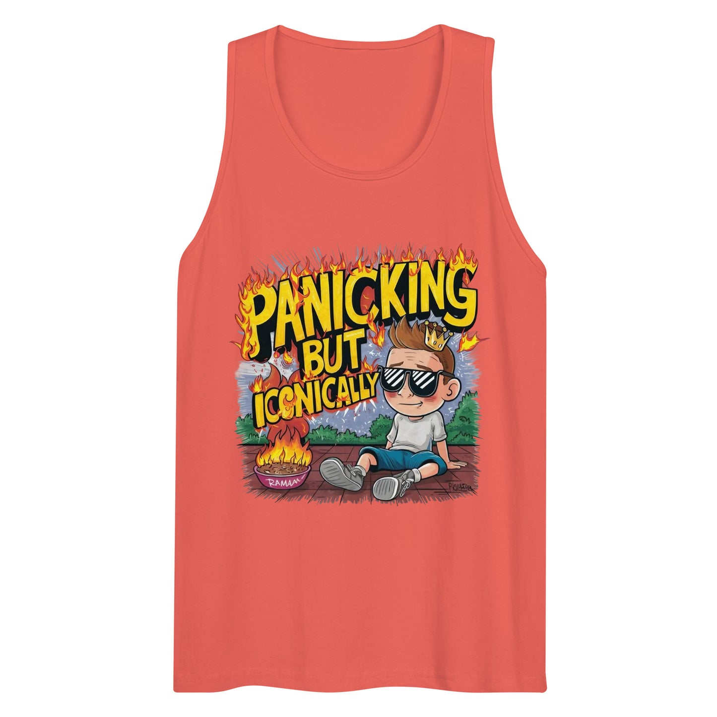 Panicking but Iconically