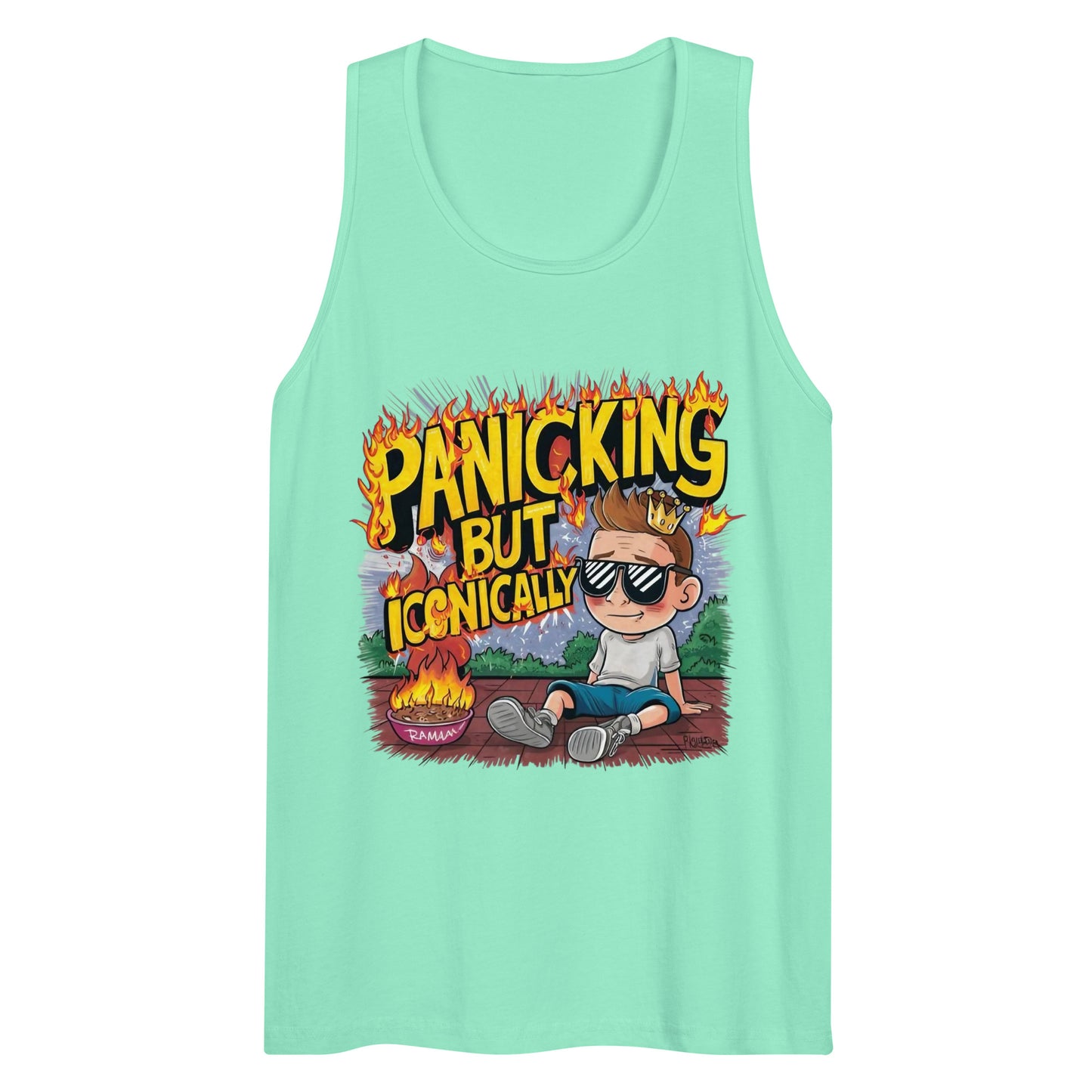 Panicking but Iconically