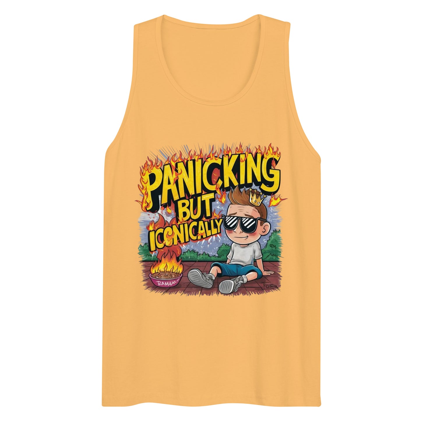 Panicking but Iconically