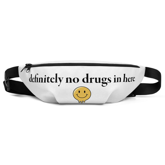 no drugs fanny pack