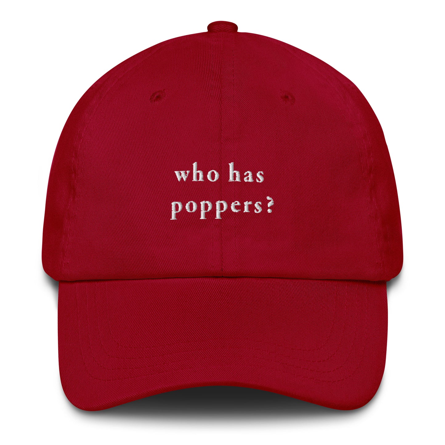 who has poppers?