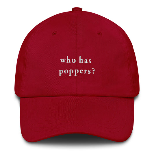 who has poppers?