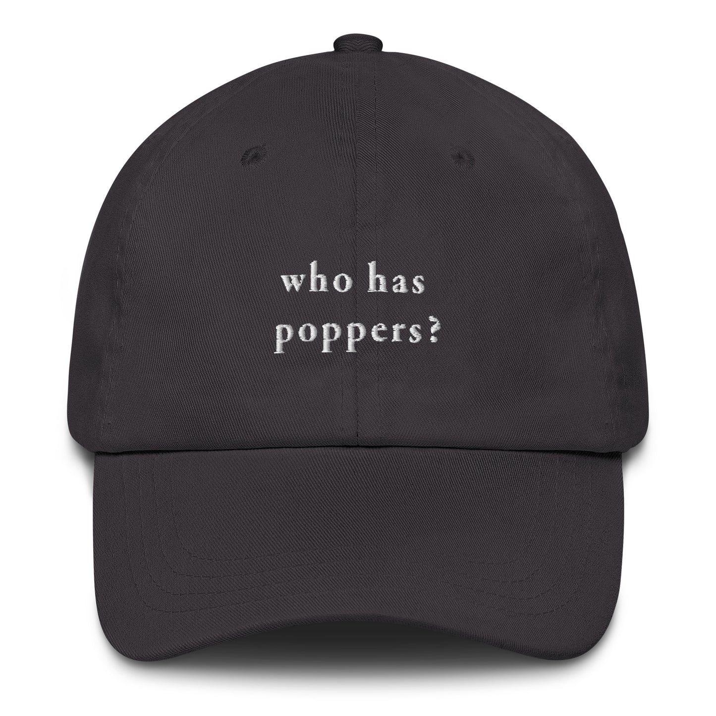 who has poppers?