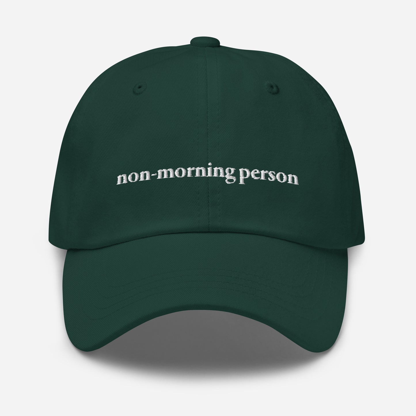 non-morning person