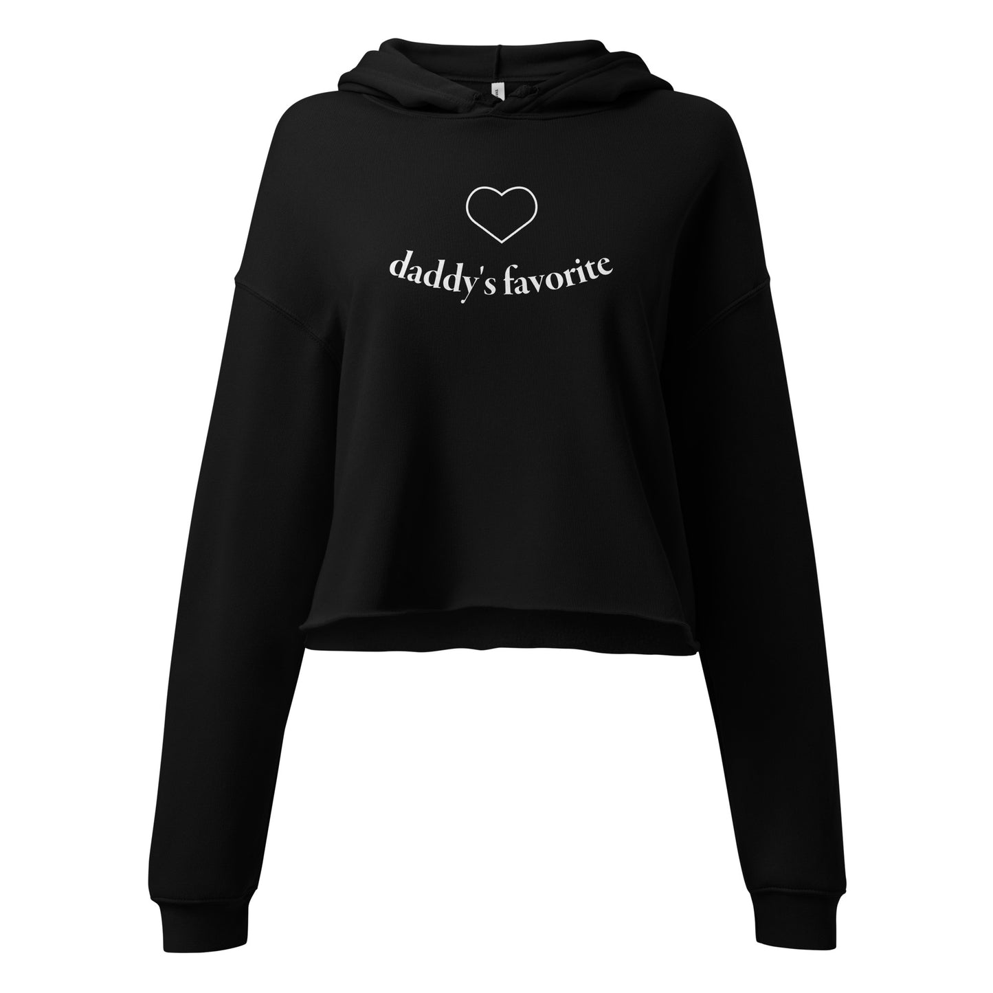 daddy's favorite- cropped hoodie