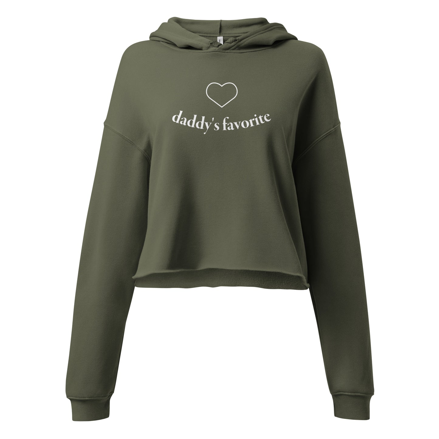 daddy's favorite- cropped hoodie